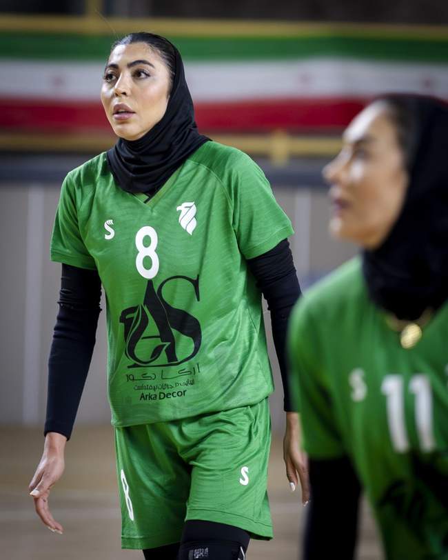 گزارش تصویری دیدار والیبال بانوان شهر آرکا و مهرگان شیراز