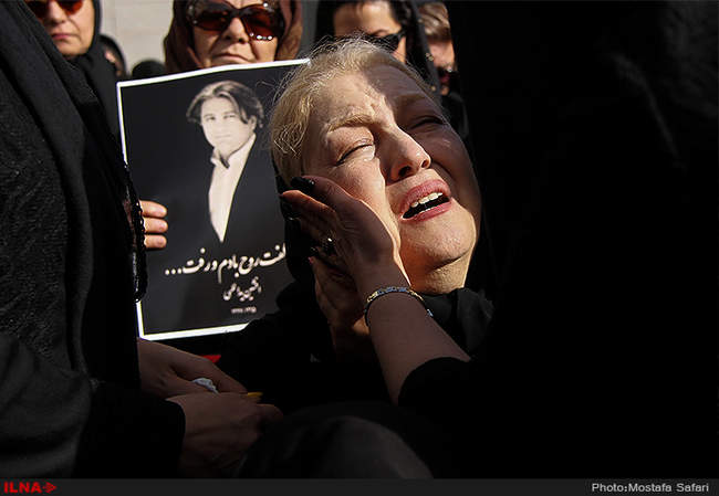 مراسم تشییع پیکر مرحوم افشین یداللهی