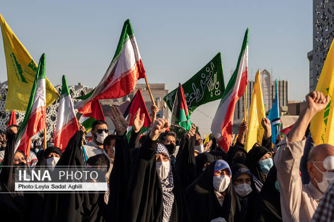 میدان امام حسین (ع) میزبان حامیان فلسطین