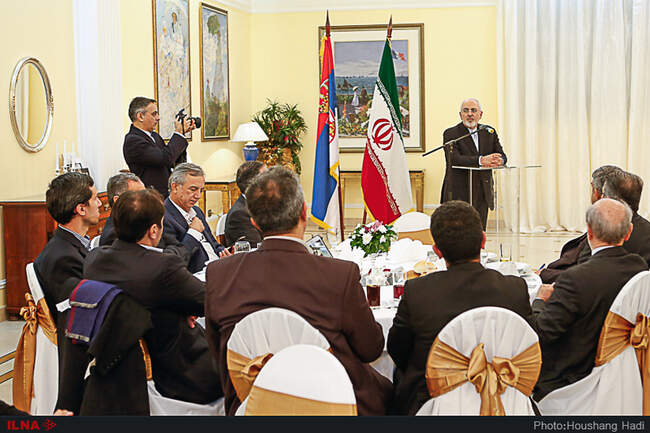 گزارش تصویری دیدار وزیر امور خارجه کشورمان با ایرانیان مقیم بلگراد 