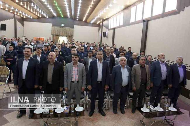 مراسم تجلیل از کارگران شرکت توزیع برق شهرستان اصفهان