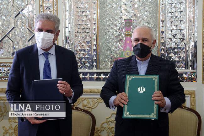 دیدار وزیر امور خارجه پاکستان با محمد جواد ظریف