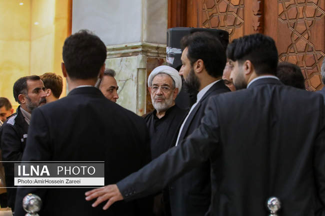 مراسم چهلمین روز درگذشت سینا علیخانی در حرم مطهر امام خمینی (ره)