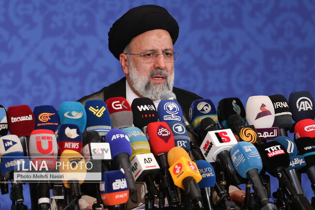  نشست خبری ابراهیم رئیسی