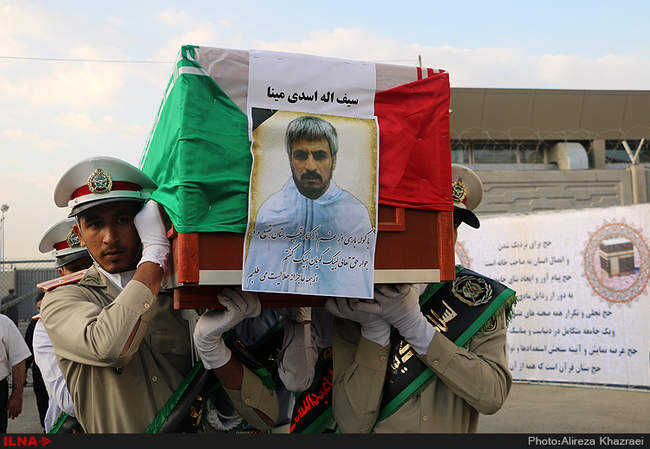 بازگشت پیکر زائران کشته شده در حادثه مکه