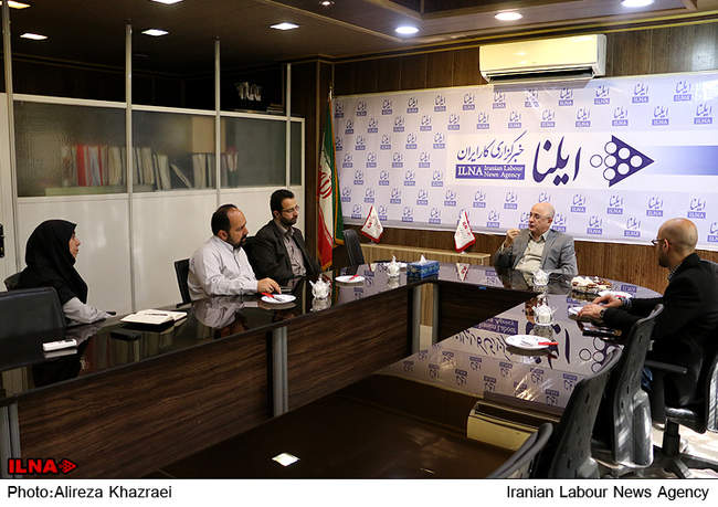 حضور علی مرادخانی معاون هنری وزیر ارشاد در خبرگزاری ایلنا