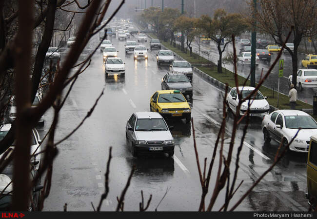 اولین باران زمستانی در استان البرز