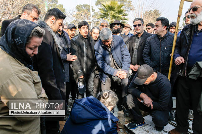 مراسم تشییع پیکر «سعید پیردوست»