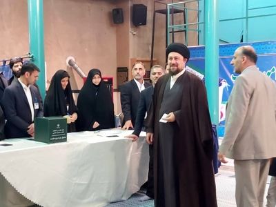 حجت‌الاسلام سیدحسن خمینی در انتخابات شرکت کرد