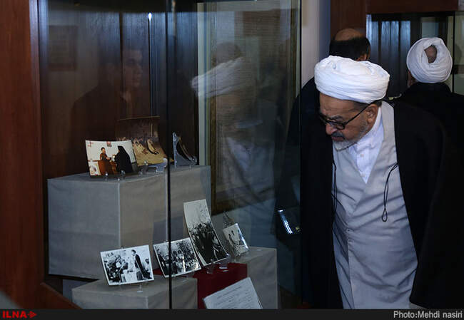 مراسم افتتاحیه نمایشگاه اسناد شهید بهشتی