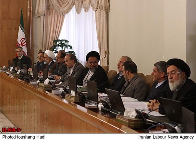 جلسه امروز هئیت دولت