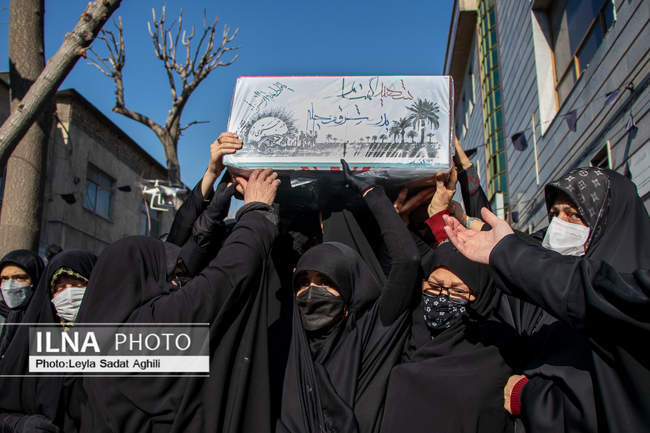 تشییع باشکوه پیکر‌های مطهر ۱۵۰ شهید گمنام در تهران/۳