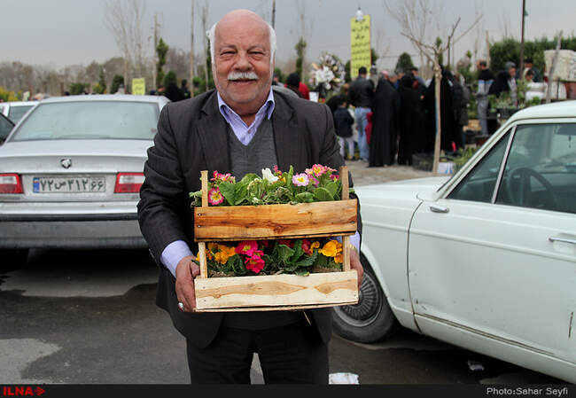 بازار گل و گیاه تهران در آستانه نوروز