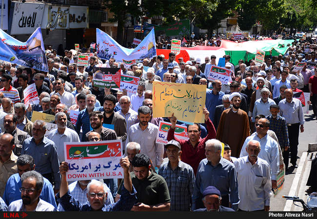 راهپیمایی روز جهانی قدس در قزوین