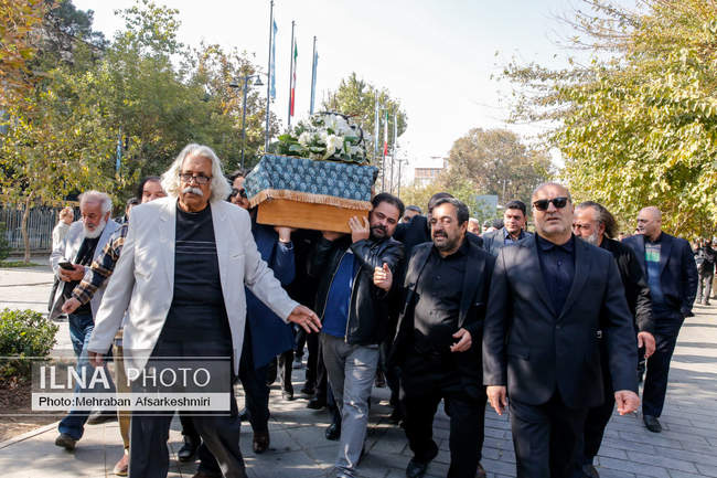 مراسم تشییع پیکر هادی مرزبان