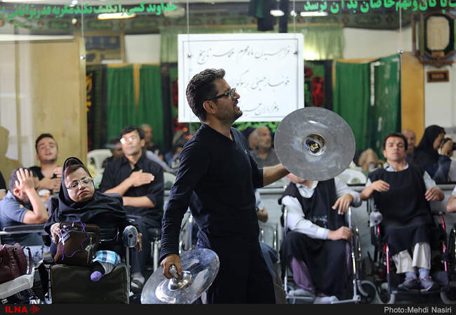 مراسم عزاداری محرم در موسسه خیریه کهریزک