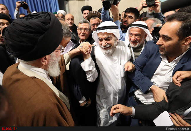 دیدار  شرکت‌کنندگان در اجلاس محبان اهل بیت(ع) ومسئله تکفیری‌ها با رهبر انقلاب 