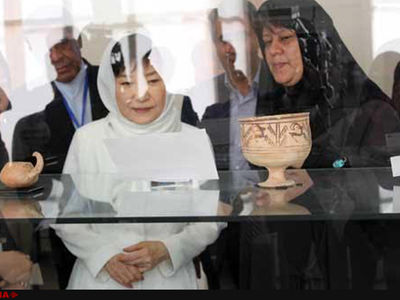  رئیس جمهور کره جنوبی از موزه ملی ایران بازدید کرد