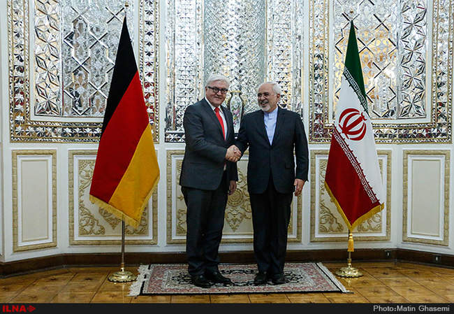 دیدار محمد جواد ظریف وزیر امور خارجه کشورمان با فرانک والتر اشتن مای