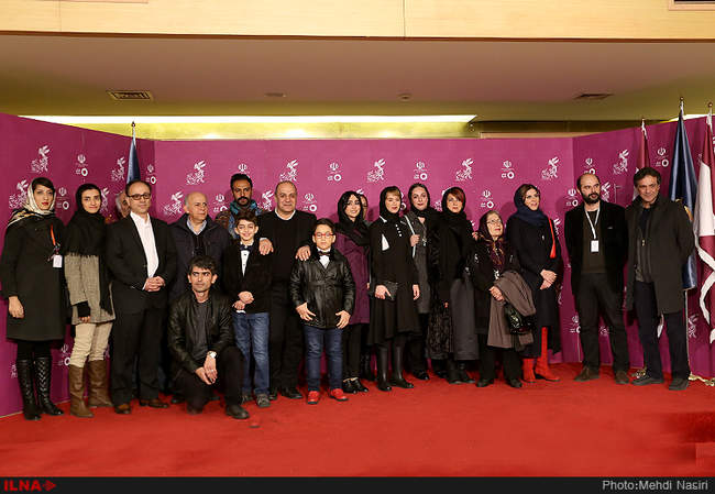 مراسم فرش قرمز ششمین روز جشنواره فیلم فجر 