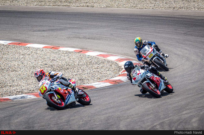 دور دوم مسابقات موتورسواری سرعت ایران