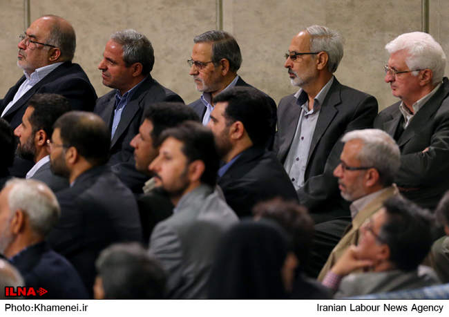 دیدار فرماندهان نیروی انتظامی جمهوری اسلامی با رهبر معظم انقلاب