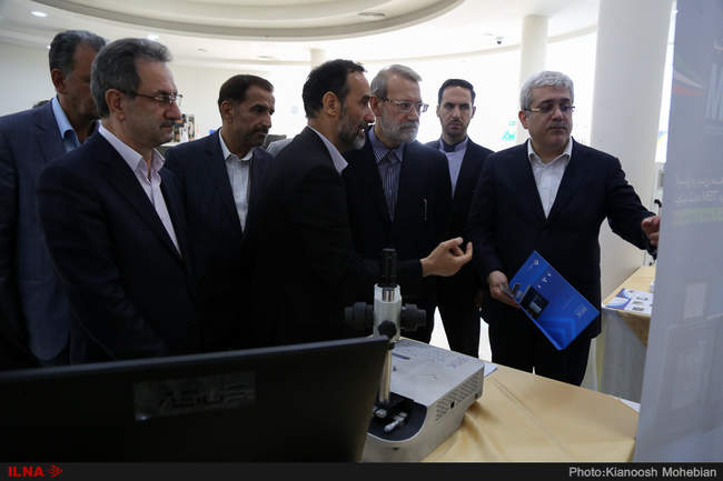 بازدید رئیس مجلس شورای اسلامی از پارک علم و فناوری پردیس