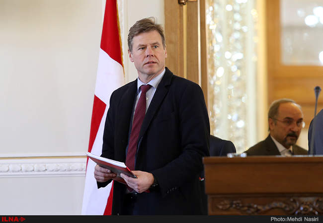 دیدار وزیرامورخارجه دانمارک با محمد جواد ظریف