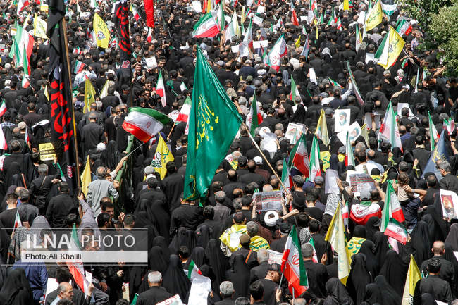 مراسم تشییع شهدای اقتدار - تهران / 1