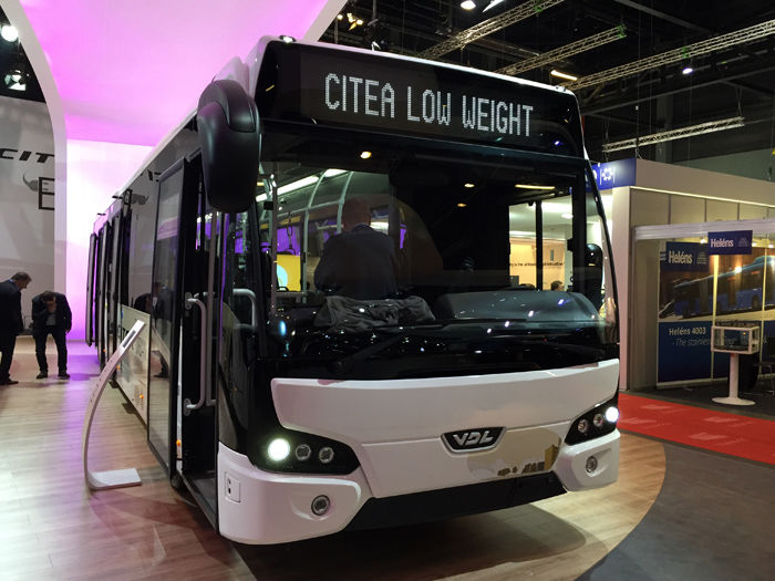 رونمایی از سبکترین اتوبوس درونشهری جهان