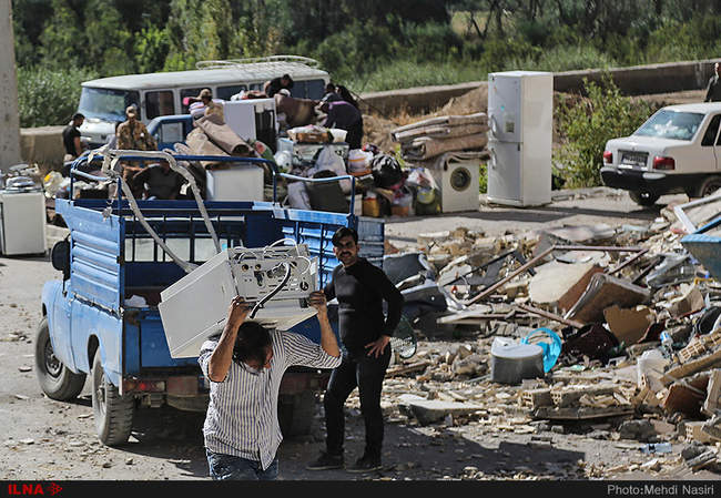 گزارش تصویری از وضعیت ساکنان مسکن مهر در منطقه «سرپل‌ذهاب»