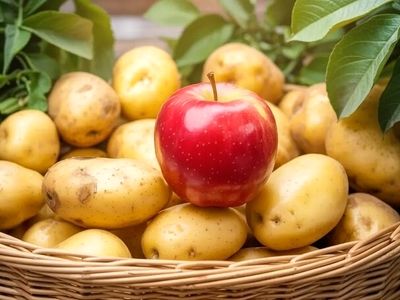 چطور سیب از خراب شدن سیب زمینی جلوگیری می‌کند؟