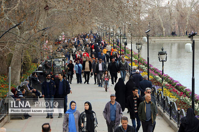 گردشگران نوروز در تبریز