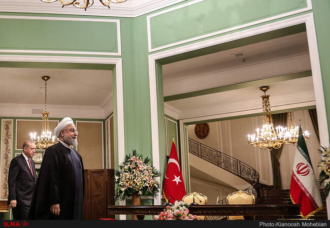 مراسم استقبال رسمی از رجب طیب اردوغان، رییس جمهور ترکیه