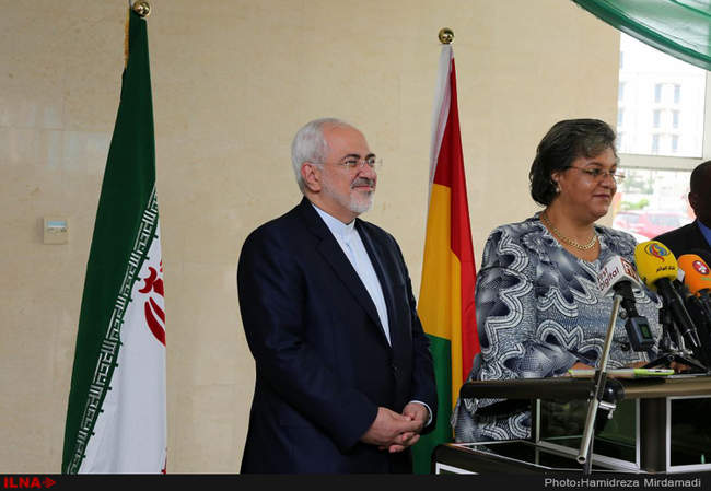 سفر محمدجواد ظریف وزیر امور خارجه کشورمان به غنا