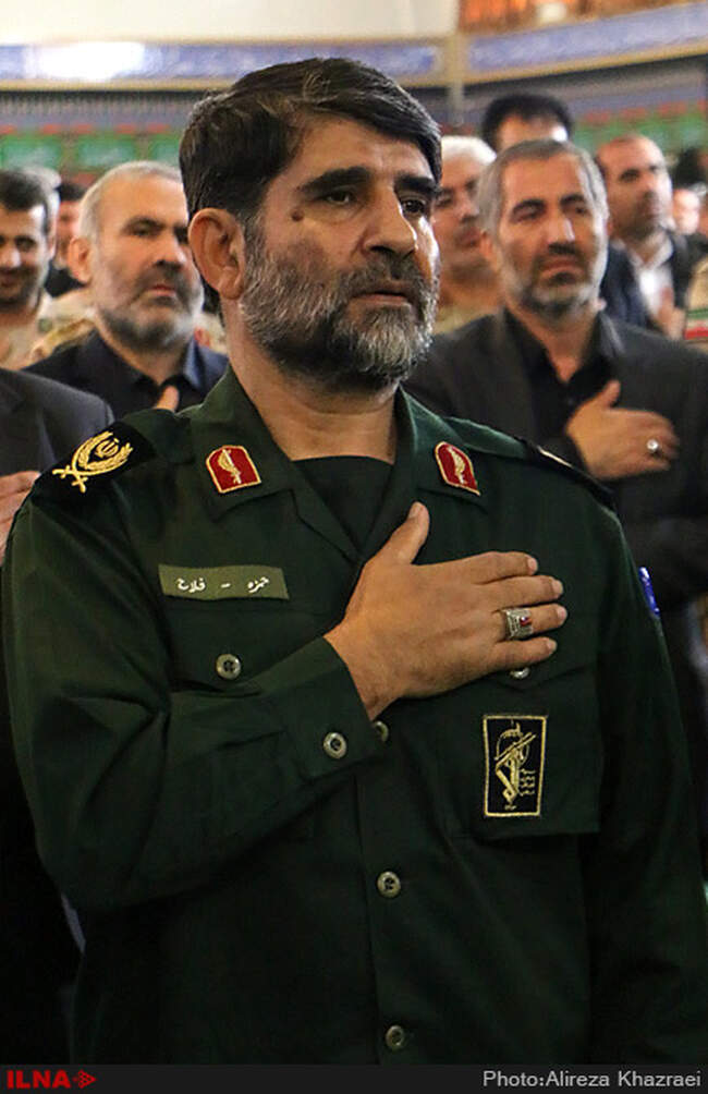 مراسم تشییع پیکر امیر سرتیپ بهرام پور