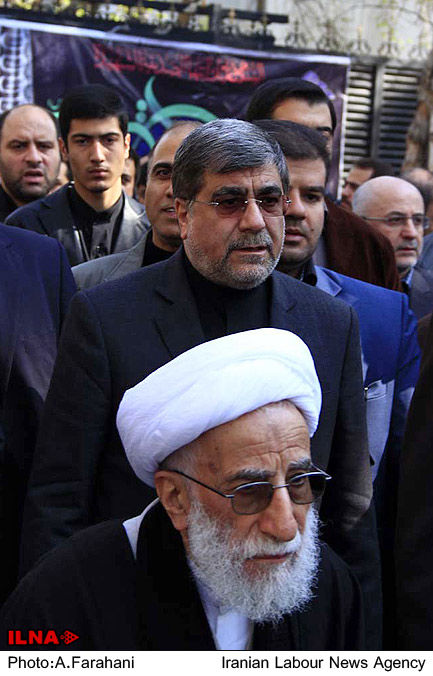 مراسم تشییع پیکر همسر آیت الله جنتی آغاز شد+عکس