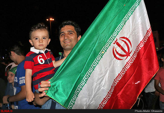 جشن هسته ای در خیابان های تهران -2 