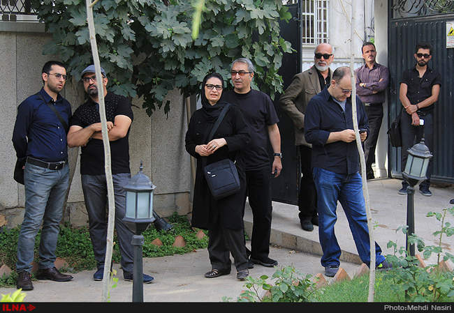 مراسم تشییع پیکر جمشید ارجمند