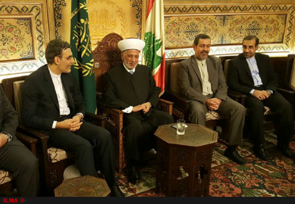 معاون ظریف با مفتی اهل سنت لبنان دیدار کرد