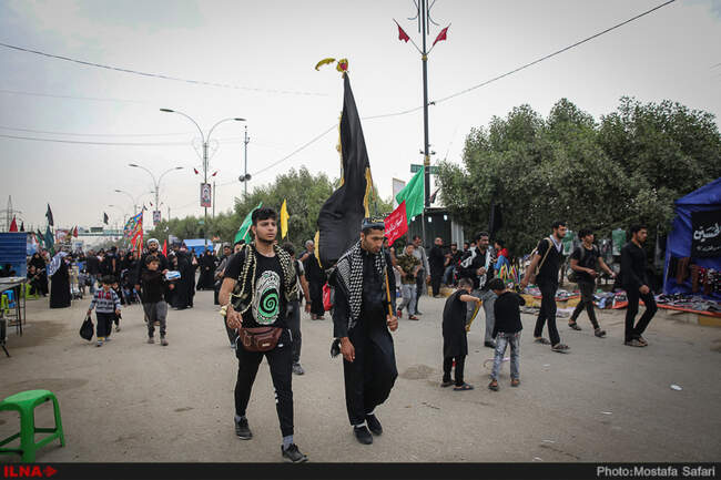 راهپیمایی اربعین از نجف تا کربلا