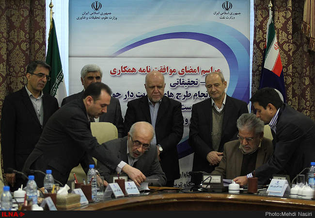 مراسم عقد موافقت‌نامه همکاری انجام طرح‌های اولویت‌دار حوزه پایین