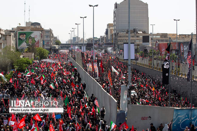 مراسم تشییع پیکر مطهر رهبر شهید انقلاب / 1