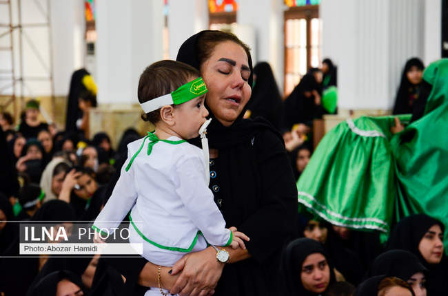  همایش شیرخوارگان حسینی در رشت