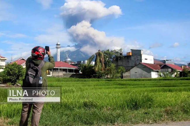 آتشفشان ماراپی اندونزی