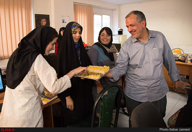 بازدید سرزده احمد مسجدجامعی به مناسبت روز خبرنگار  از ایلنا