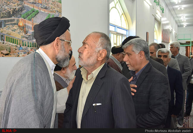 مراسم ترحیم خواهرزاده سید محمود علوی وزیر اطلاعات