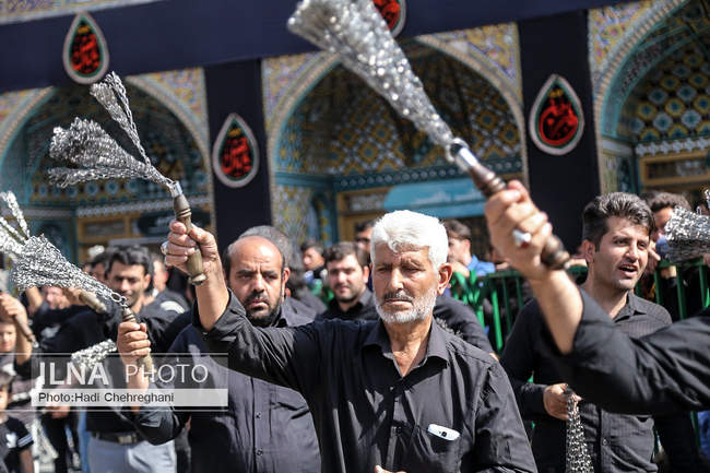 مراسم عزاداری روز اربعین حسینی در حرم حضرت معصومه (س)