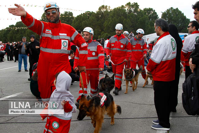رزمایش نوروزی جمعیت هلال احمر