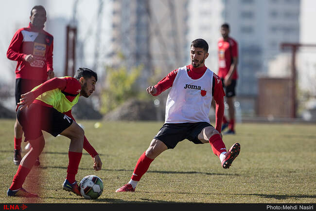 تمرین امروز تیم پرسپولیس